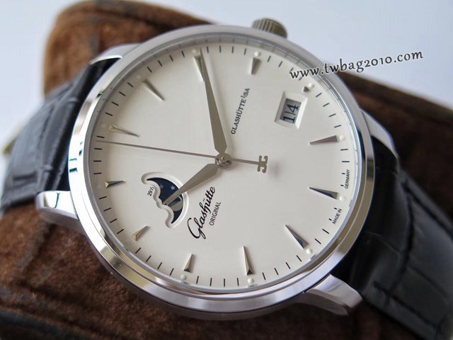 格拉蘇蒂原創議員大日曆月相腕表 Glashütte Original男士腕表  gjs1742